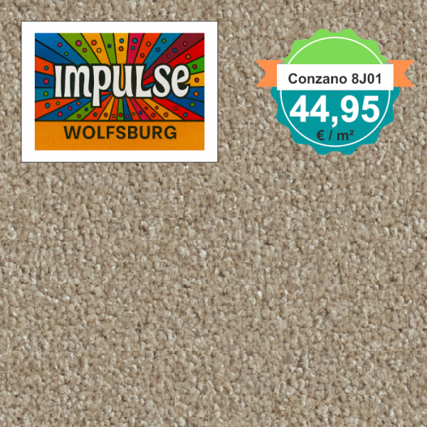 Vorwerk Teppichboden Conzano 8J01 eerde – Querformat, Teppichboden in erdigem Naturton für behagliches Wohnen, nur 44,95 €